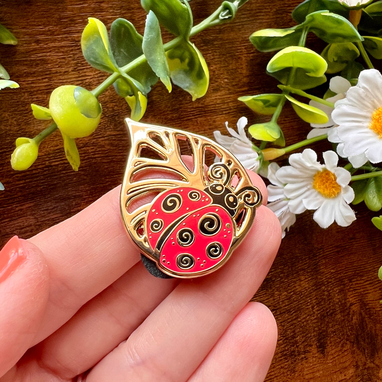 Ladybird Enamel Pin