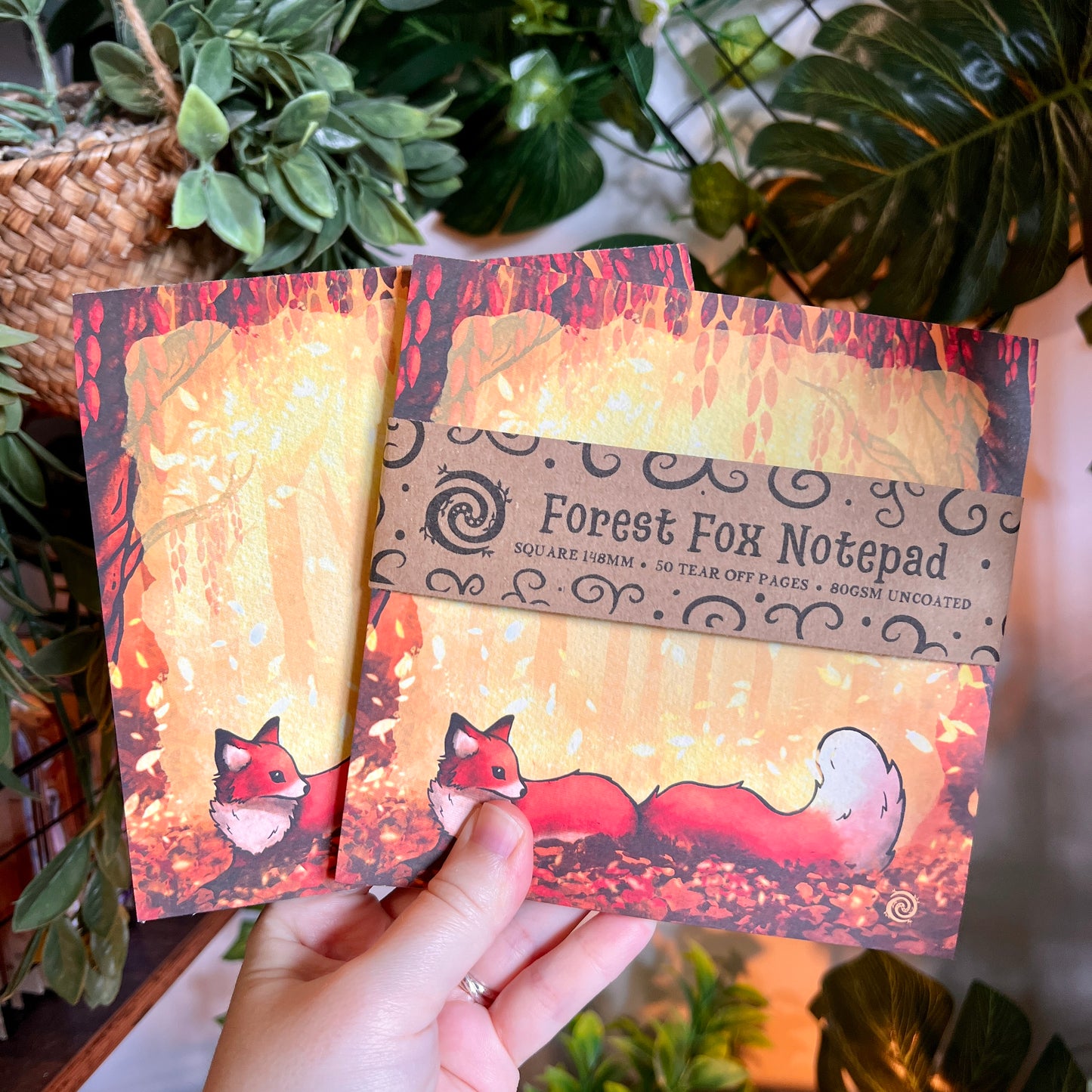 Forest Fox Notepad