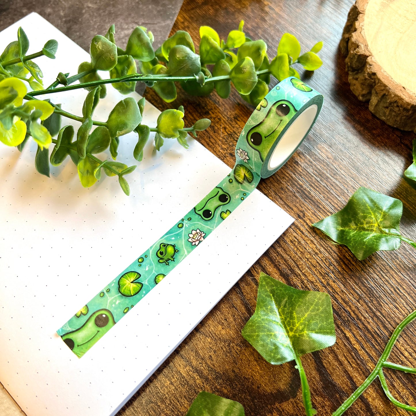 Froggish Washi Tape ~ Frogs and Lilypads