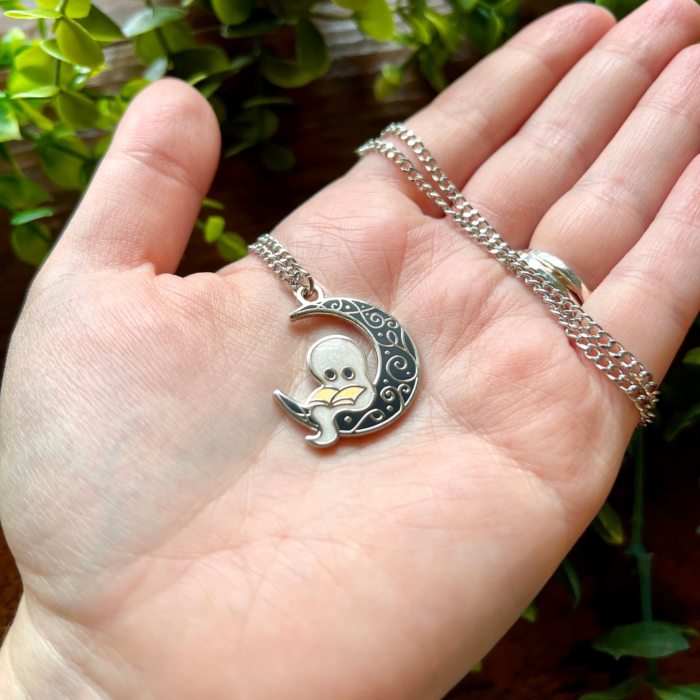Wisper the Ghost Pendant Necklace