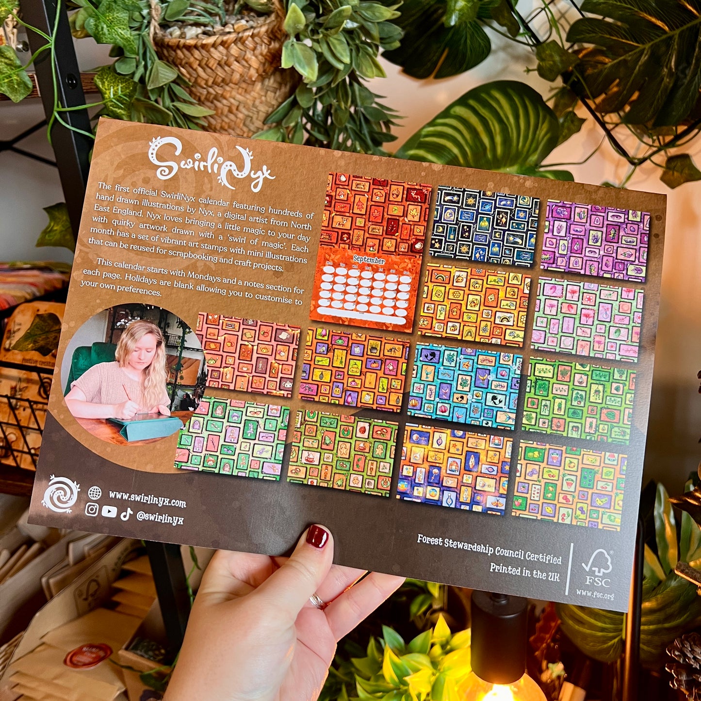 Magical Stamp Wall Calendar 2026