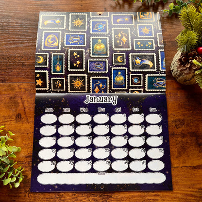Magical Stamp Wall Calendar 2026