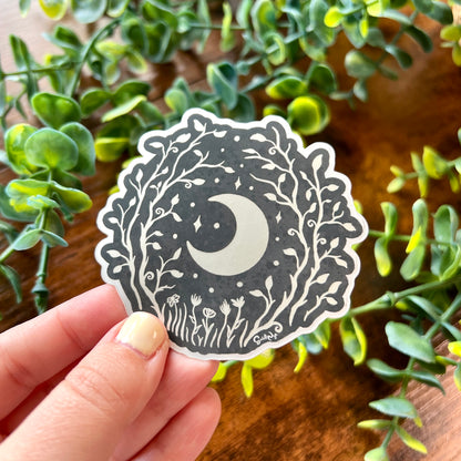Nature's Moon Sticker