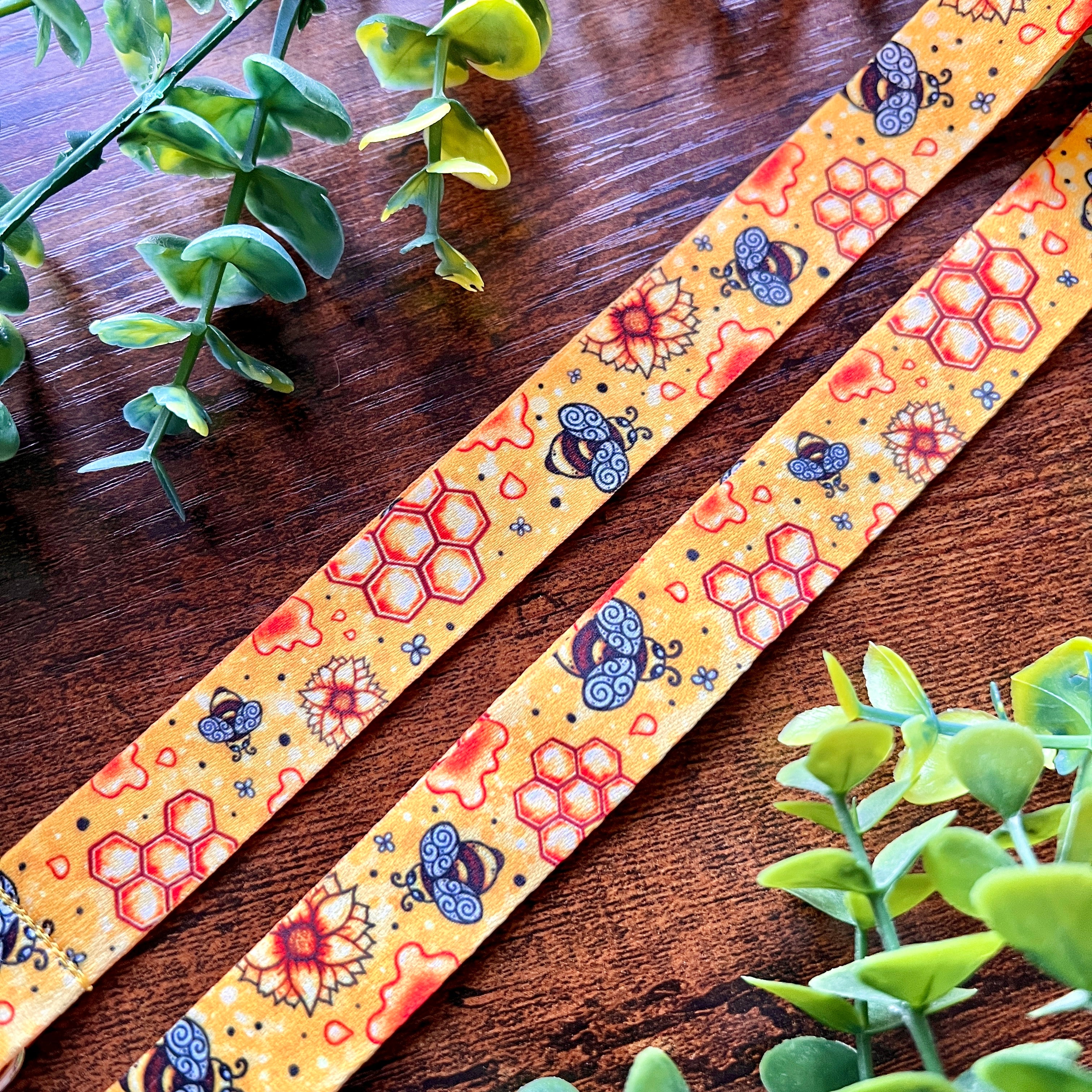 Honey Bee Lanyard