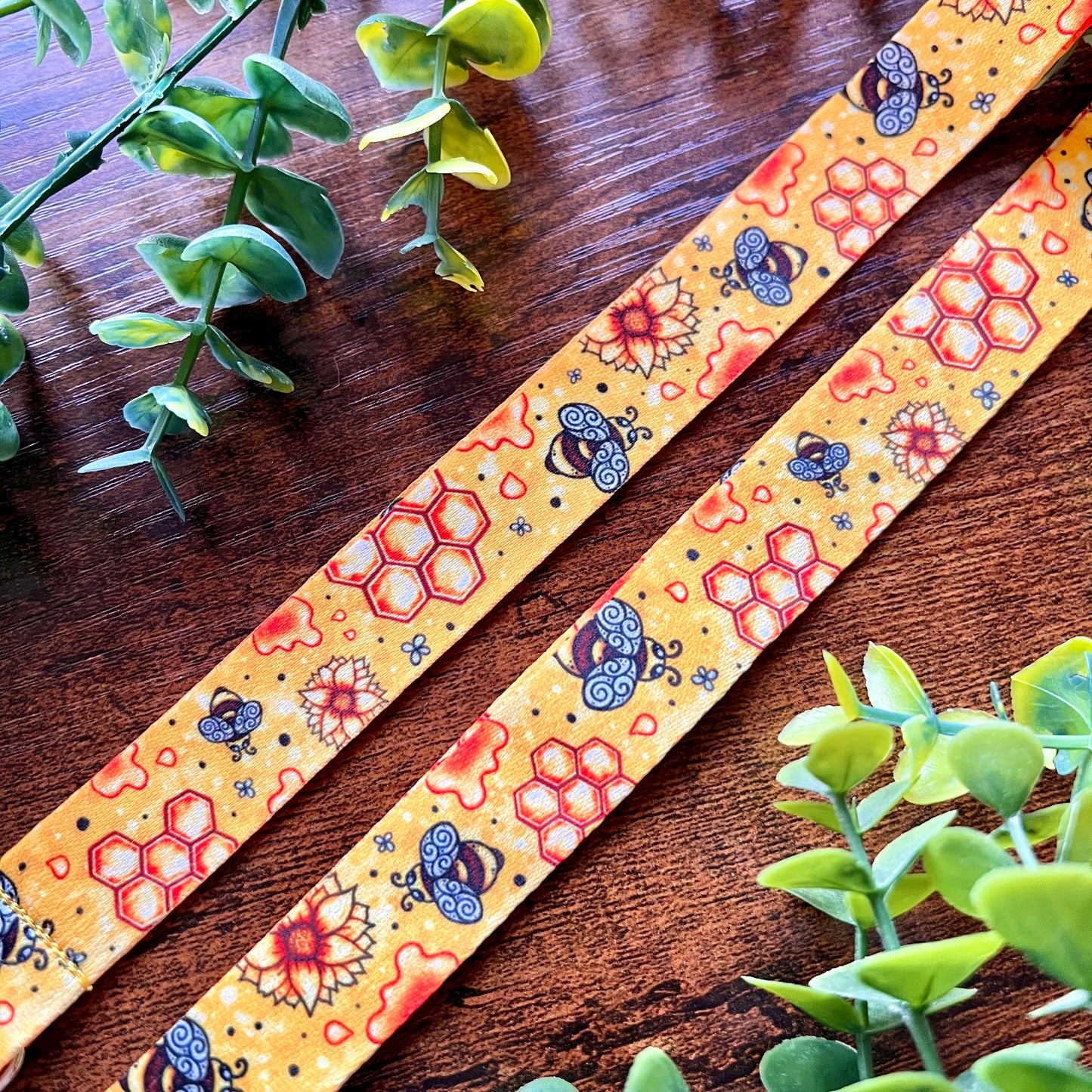 Honey Bee Lanyard