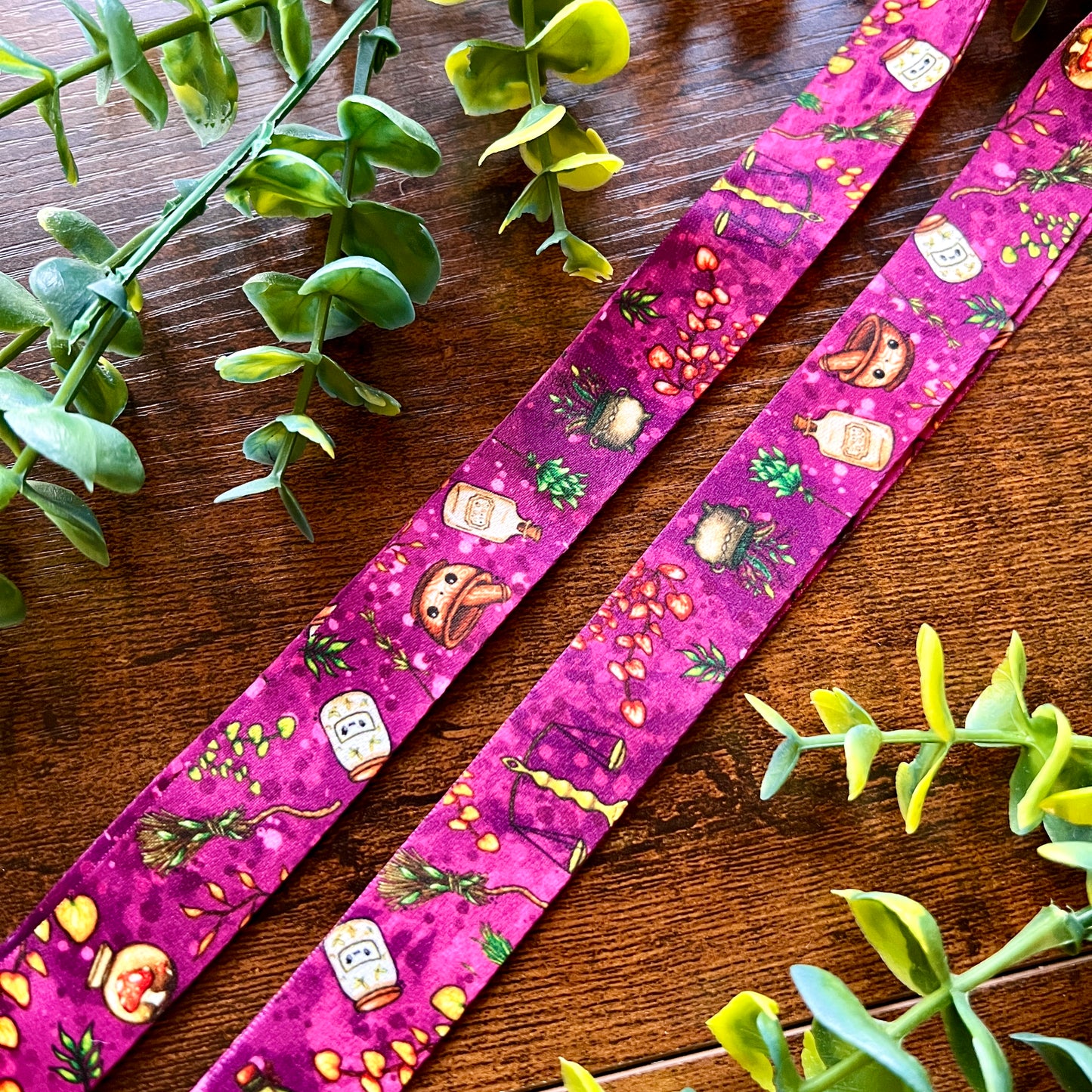 Apothecary Purple Lanyard