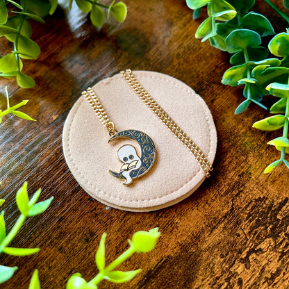 Wisper the Ghost Pendant Necklace