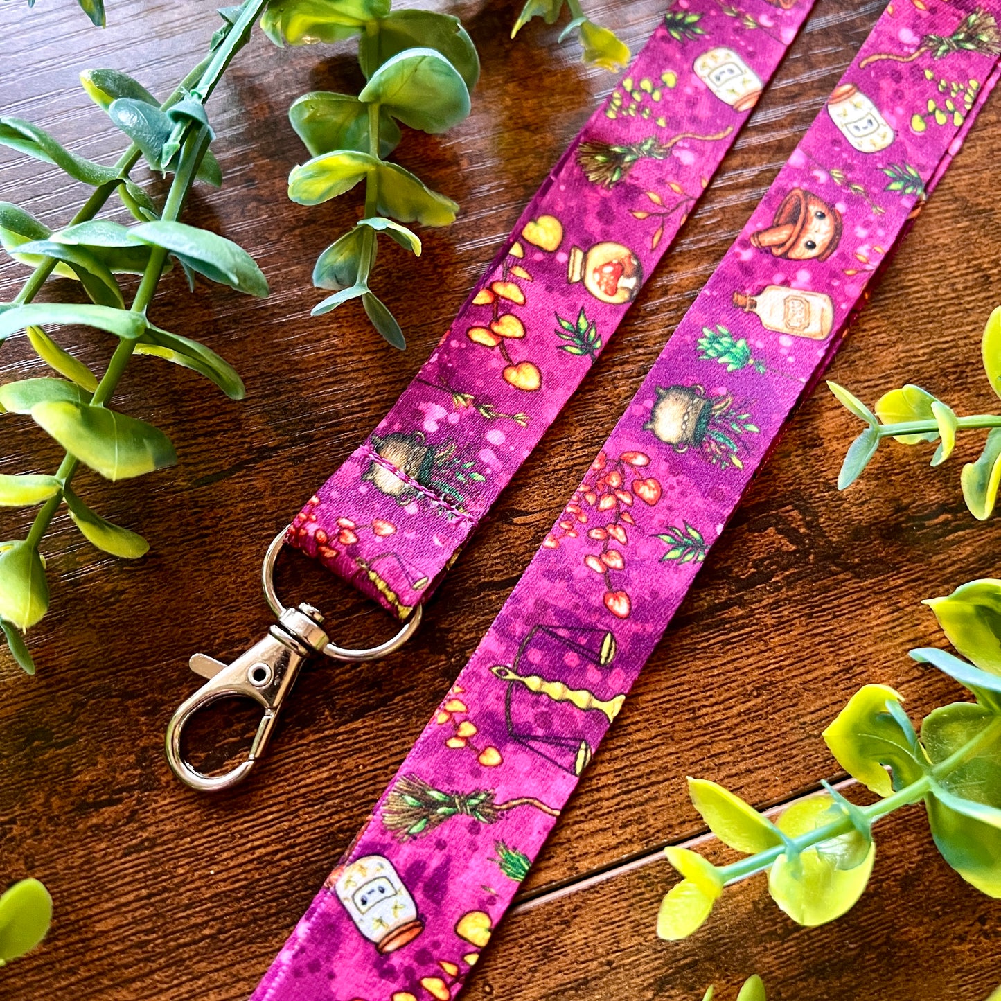 Apothecary Purple Lanyard