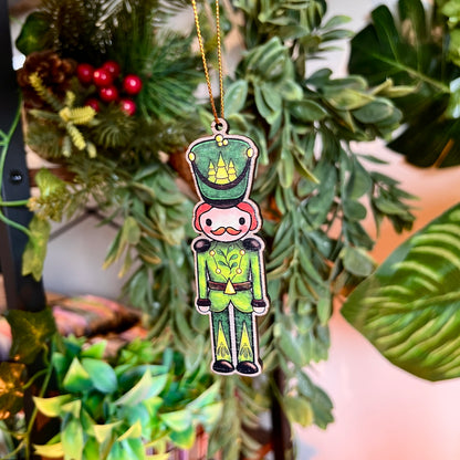 'Frederick' Nature's Nutcracker Wooden Decoration