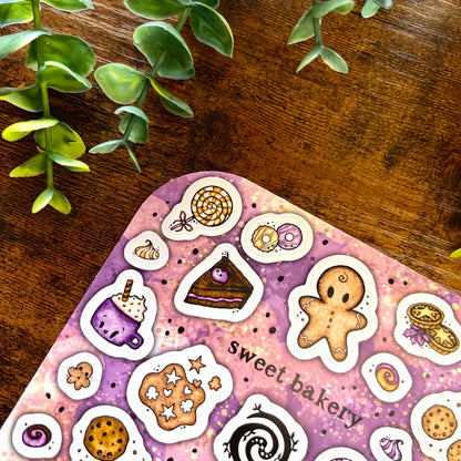 Lavender Sweet Bakery Sticker Sheet