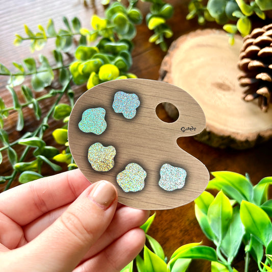 Sparkly Paint Palette Sticker