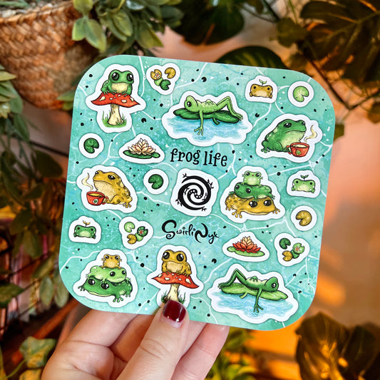 Frog Life Classic Sticker Sheet