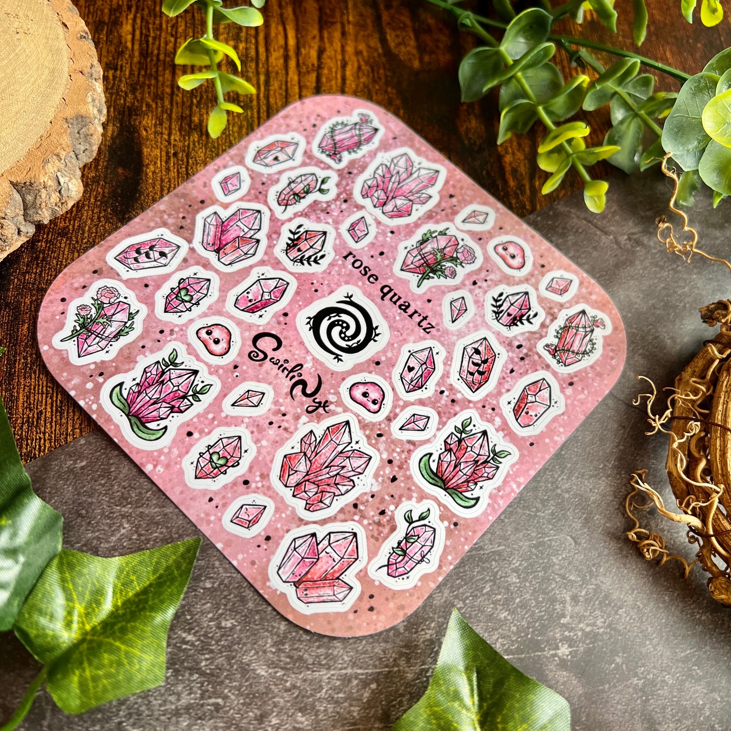 Rose Quartz Sticker Sheet