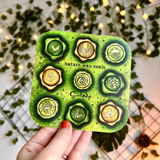 Nature Wax Seal Sticker Sheet