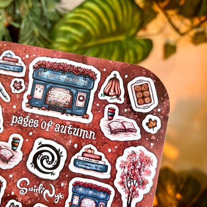 Pages of Autumn Berry Sticker Sheet