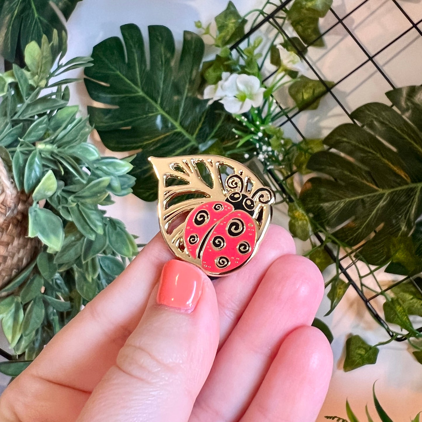 Ladybird Enamel Pin