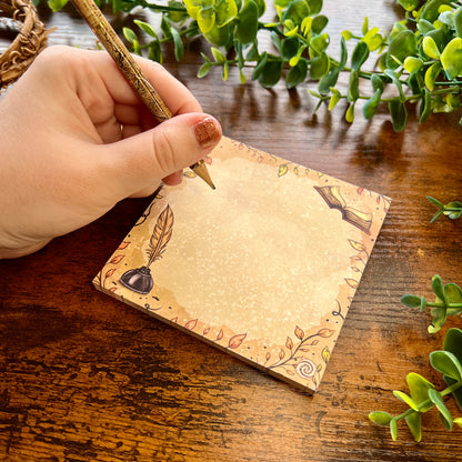 Ink and Quill Memo Pad Small