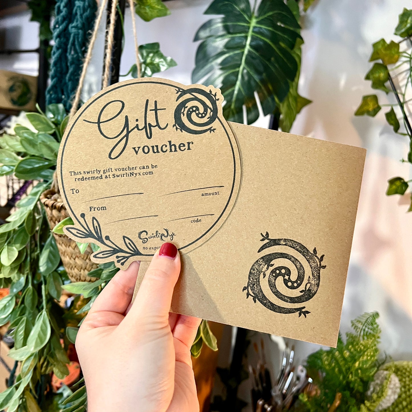 Swirly Gift Voucher (Physical)