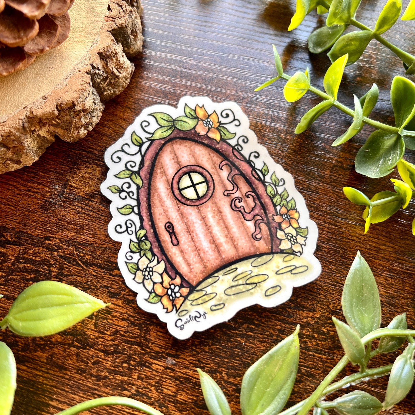 Fairy Door Clear Sticker