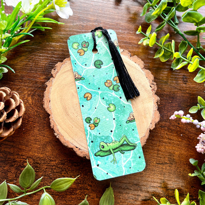 Classic Lily Pad Frog Bookmark