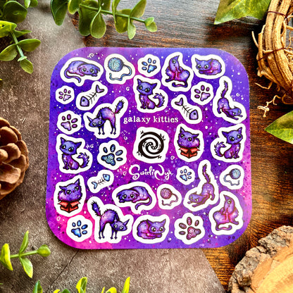 Galaxy Kitties Sticker Sheet