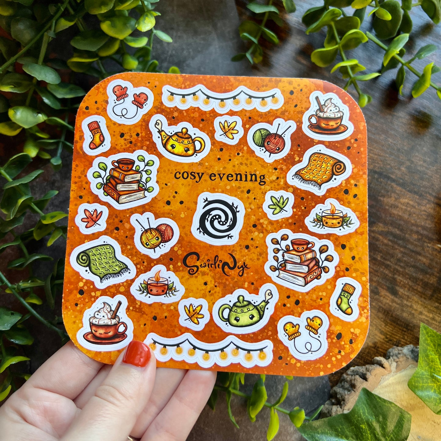 Warm Cosy Evening Sticker Sheet