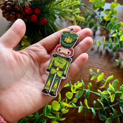 'Frederick' Nature's Nutcracker Wooden Decoration