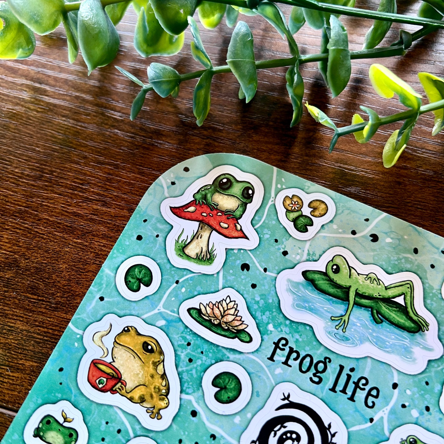 Frog Life Classic Sticker Sheet