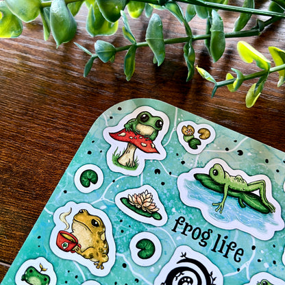 Frog Life Classic Sticker Sheet