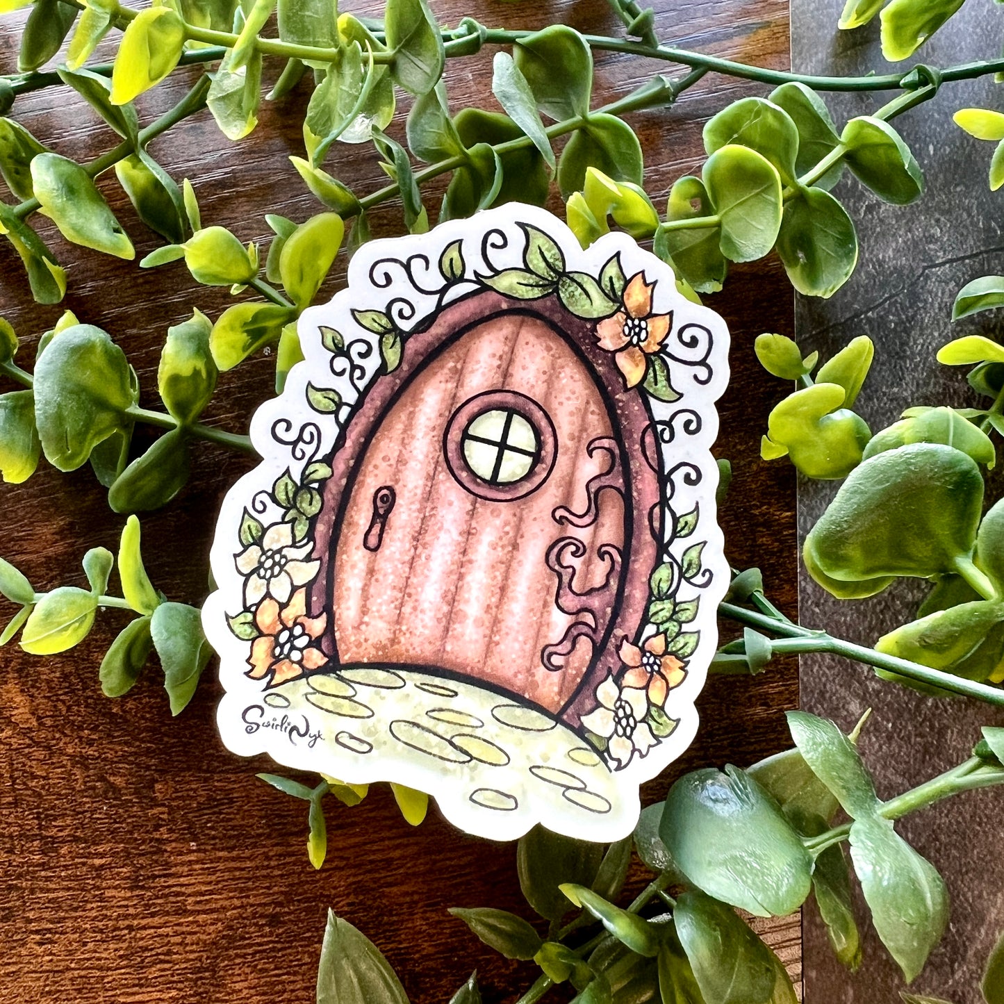 Fairy Door Clear Sticker