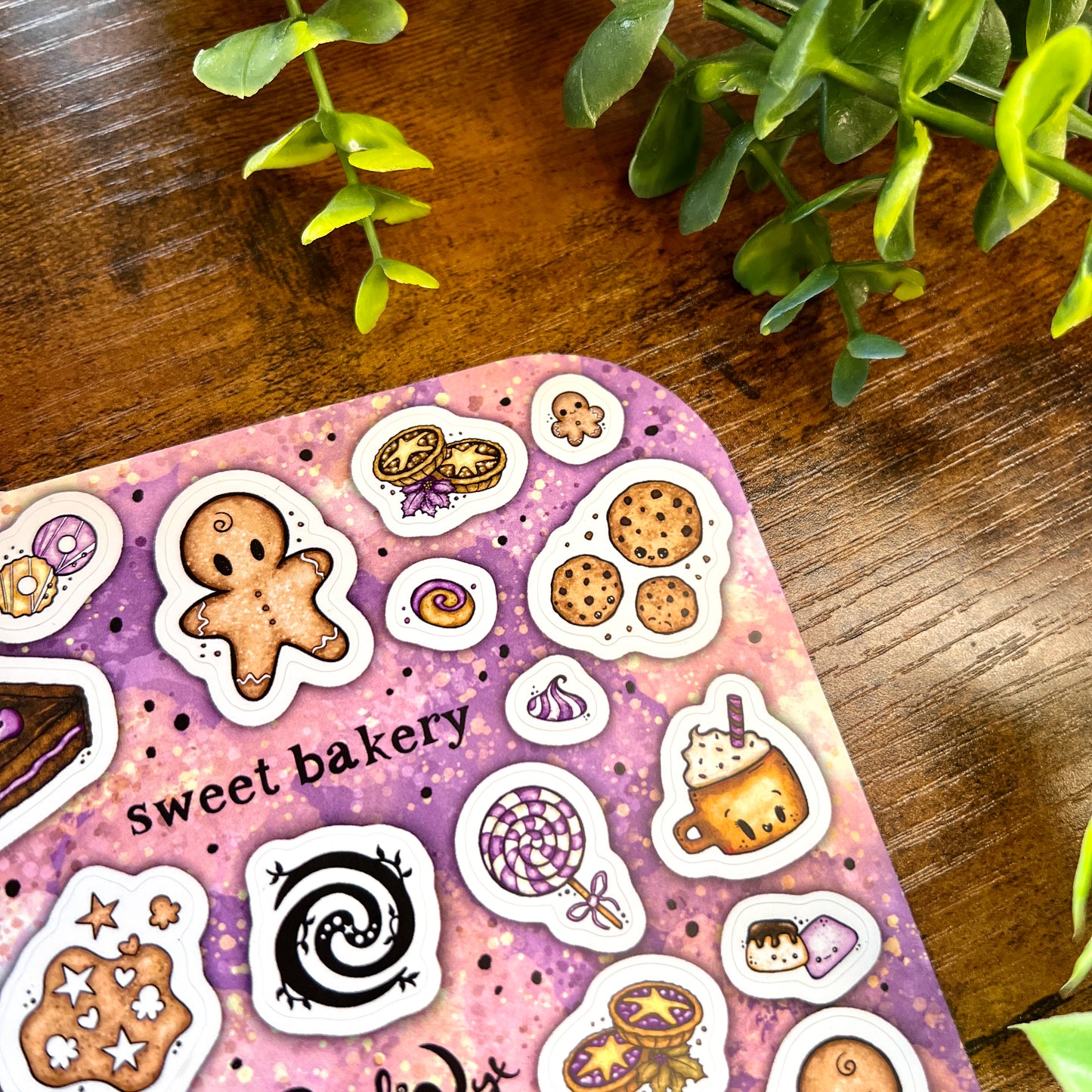 Lavender Sweet Bakery Sticker Sheet
