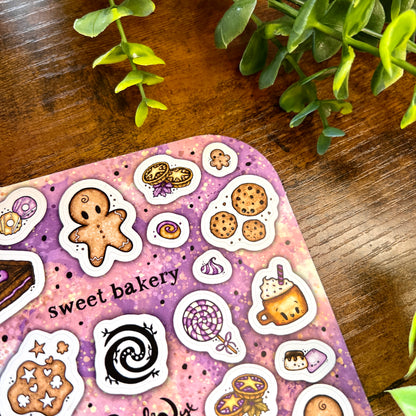 Lavender Sweet Bakery Sticker Sheet