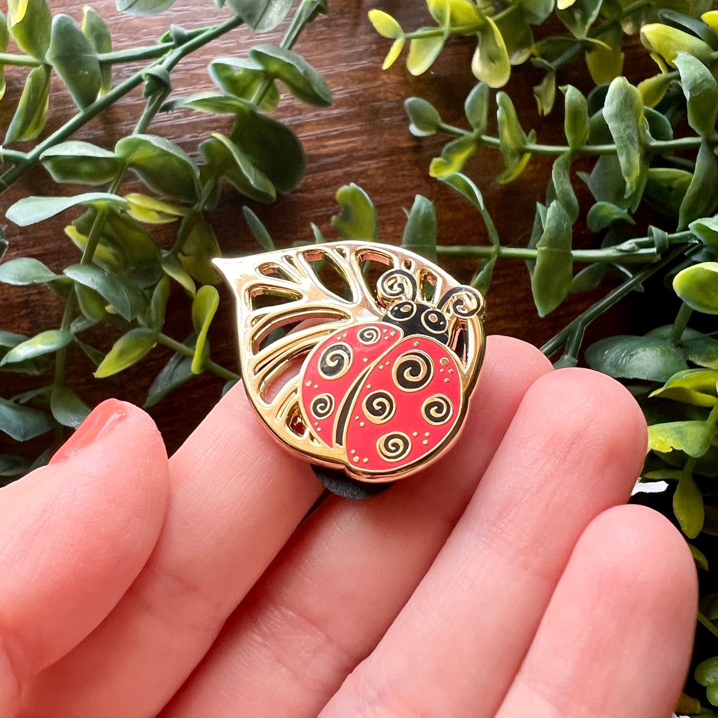 Ladybird Enamel Pin