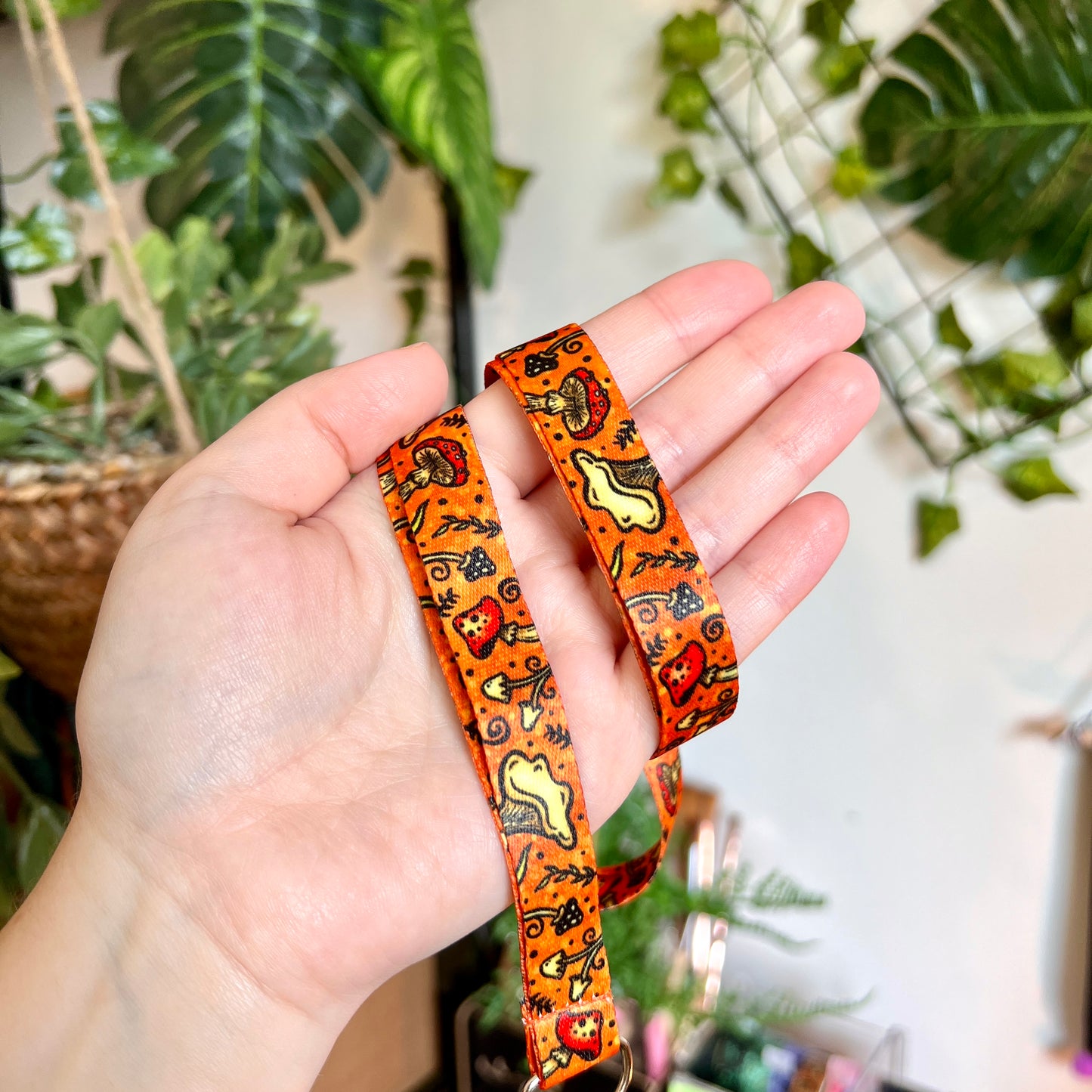 Fungi Mushroom Lanyard