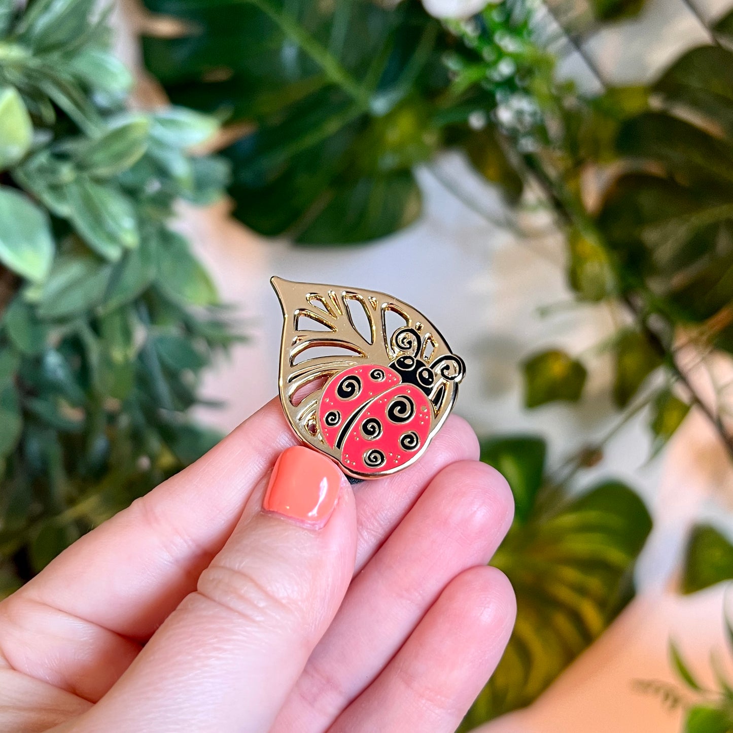 Ladybird Enamel Pin