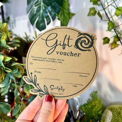 Swirly Gift Voucher (Physical)