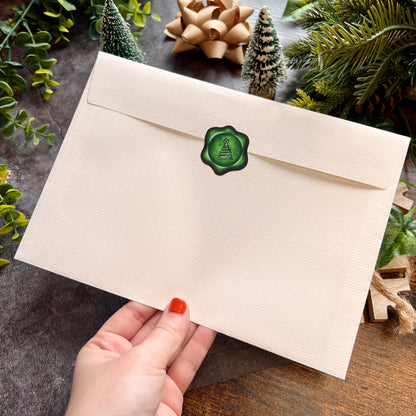END OF LINE Festive Wax Seal Sticker Sheet