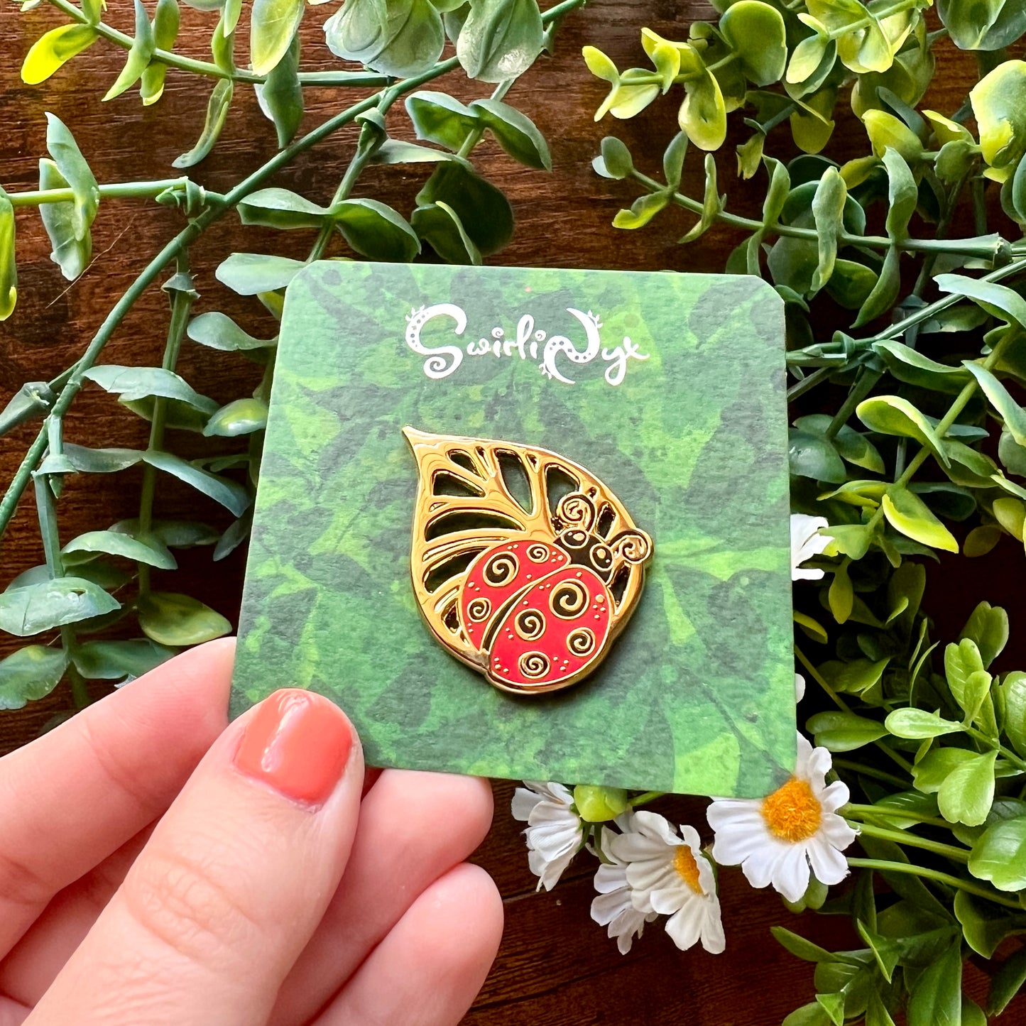 Ladybird Enamel Pin