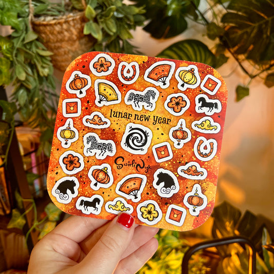 Lunar New Year Sticker Sheet 2026
