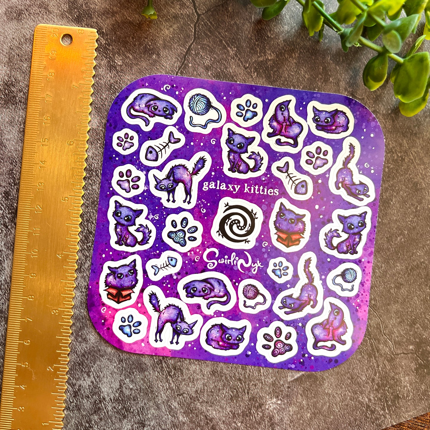 Galaxy Kitties Sticker Sheet