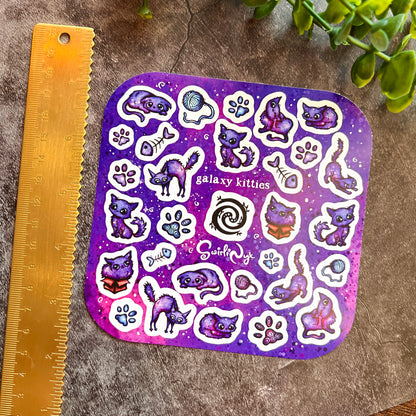 Galaxy Kitties Sticker Sheet