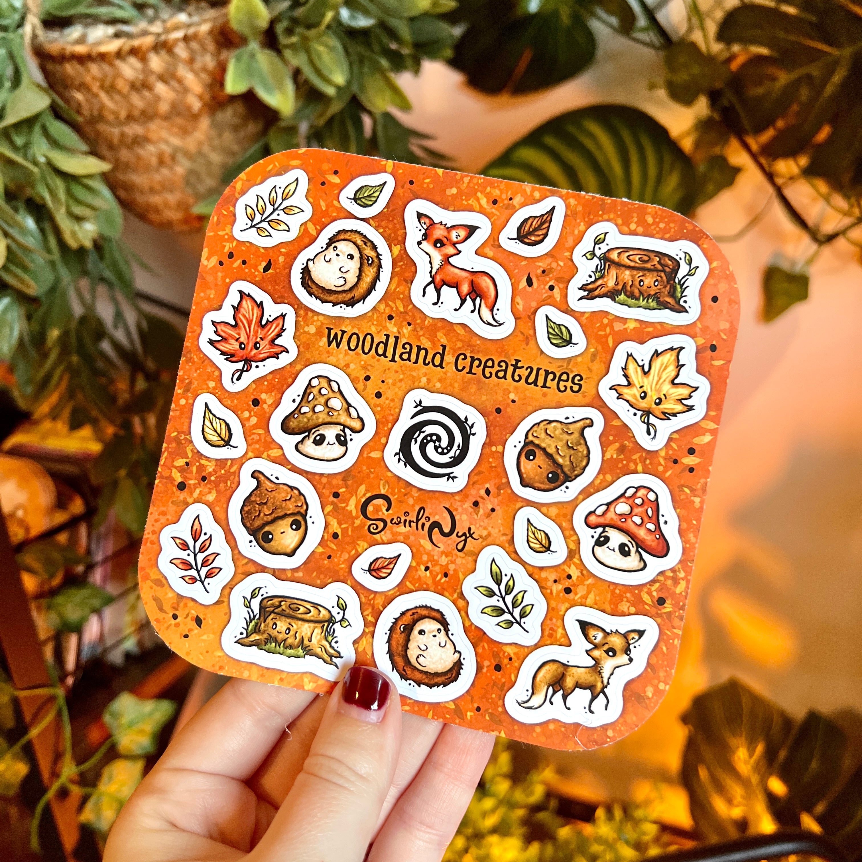 Woodland Creatures Classic Sticker Sheet