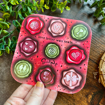 Love Wax Seal Sticker Sheet