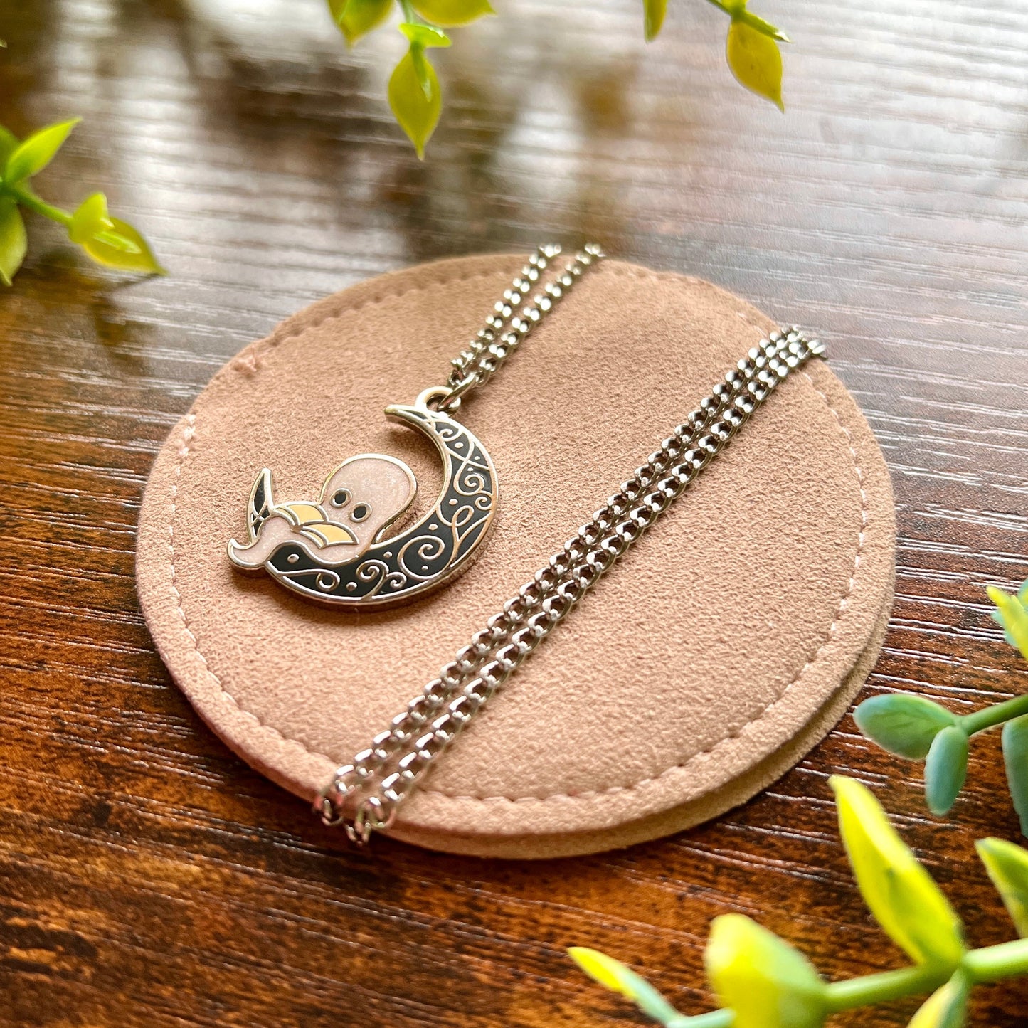 Wisper the Ghost Pendant Necklace