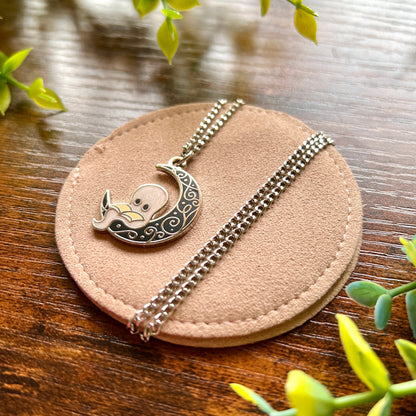 Wisper the Ghost Pendant Necklace