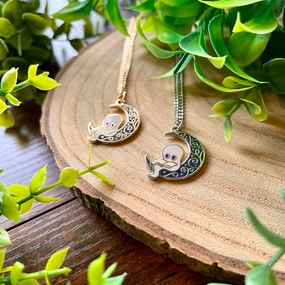 Wisper the Ghost Pendant Necklace