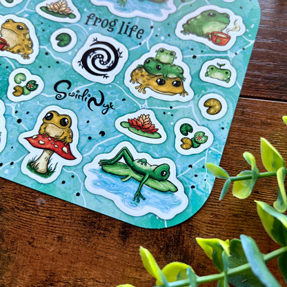 Frog Life Classic Sticker Sheet