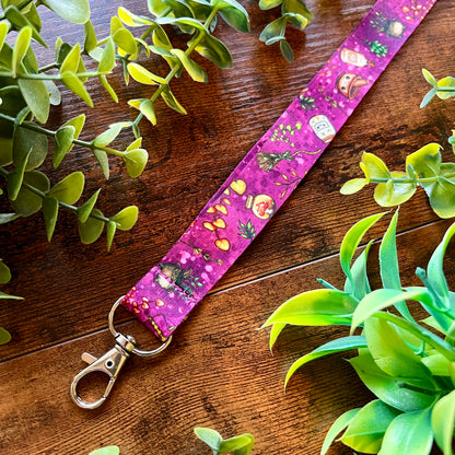 Apothecary Purple Lanyard