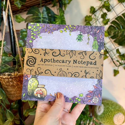 Apothecary Notepad Large