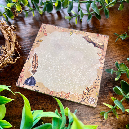 Ink and Quill Memo Pad Small